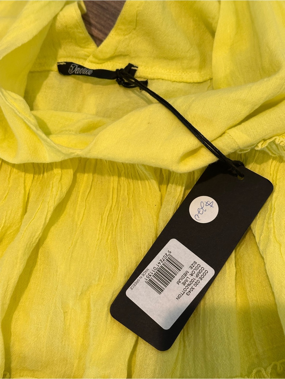 NWT! Anthropologie Devotion Semele Mini Yellow Tiered Dress Size Medium - Picture 8 of 13